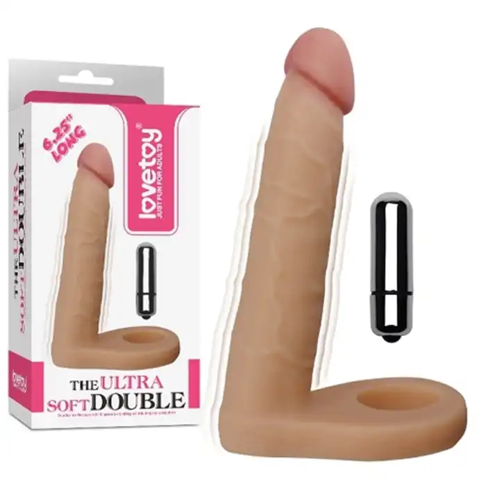 16 cm Realistik Titreşimli Anal Dildo Penis Halkası - vomentrend.com