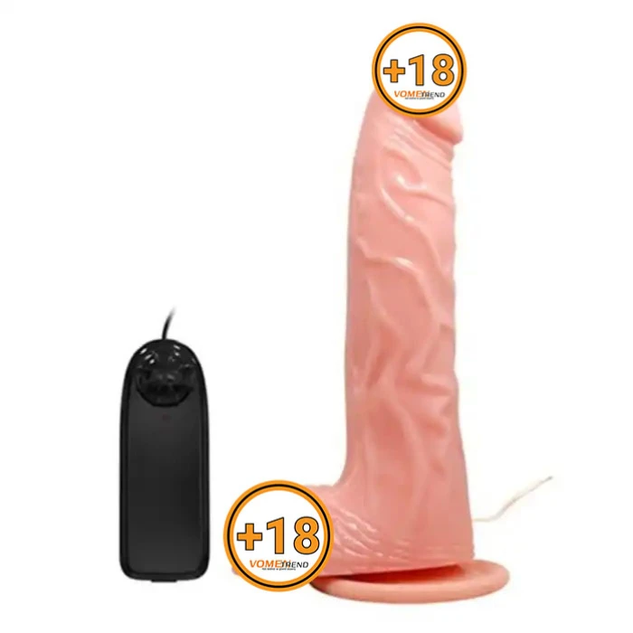 20,5 cm Oynar Başlı Titreşimli Realistik Vibratör Penis - vomentrend.com