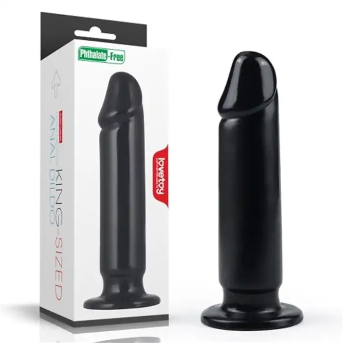 22,5 Cm Siyah Yumuşak Kalın Anal Dildo - vomentrend.com