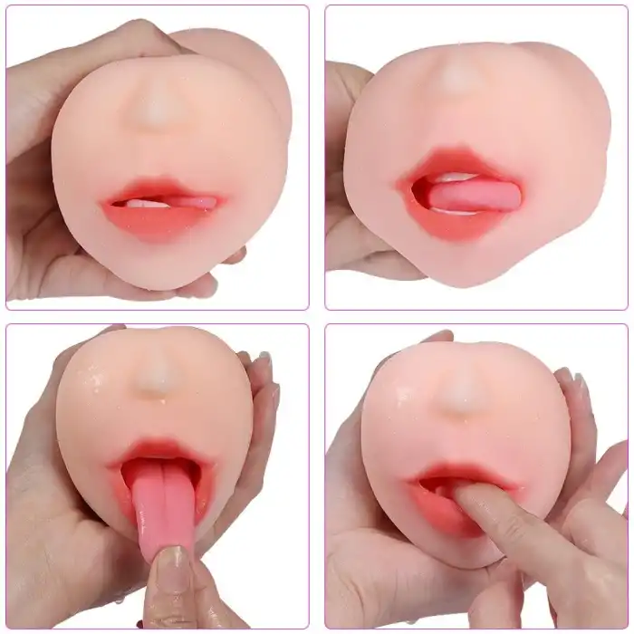 3 Boyutlu Suni Oral Mastürbatör - Beauty Nose - vomentrend.com