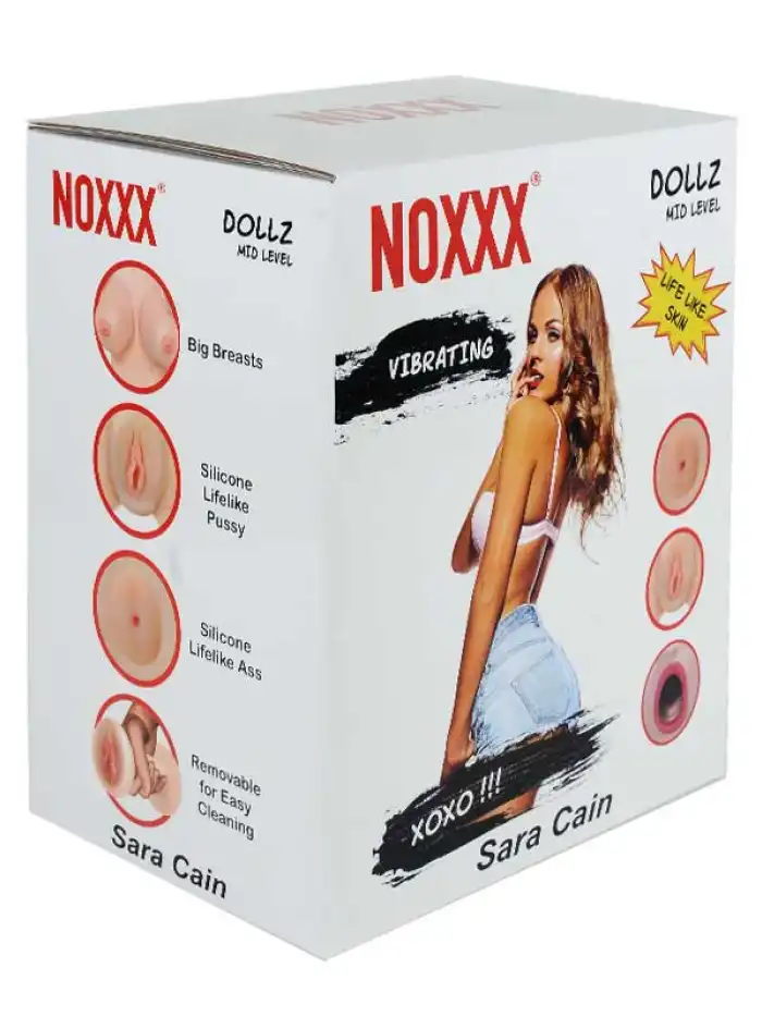 NOXXX Sara Cain 3D Yüzlü Reslistik Vajina Anüslü Şişme Bebek - vomentrend.com