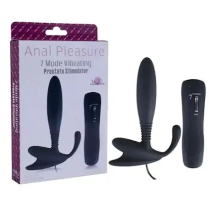 Anal Prostat Stimulator 7 Farklı Titreşimli Anal Plug P-Spot Vibratör - vomentrend.com