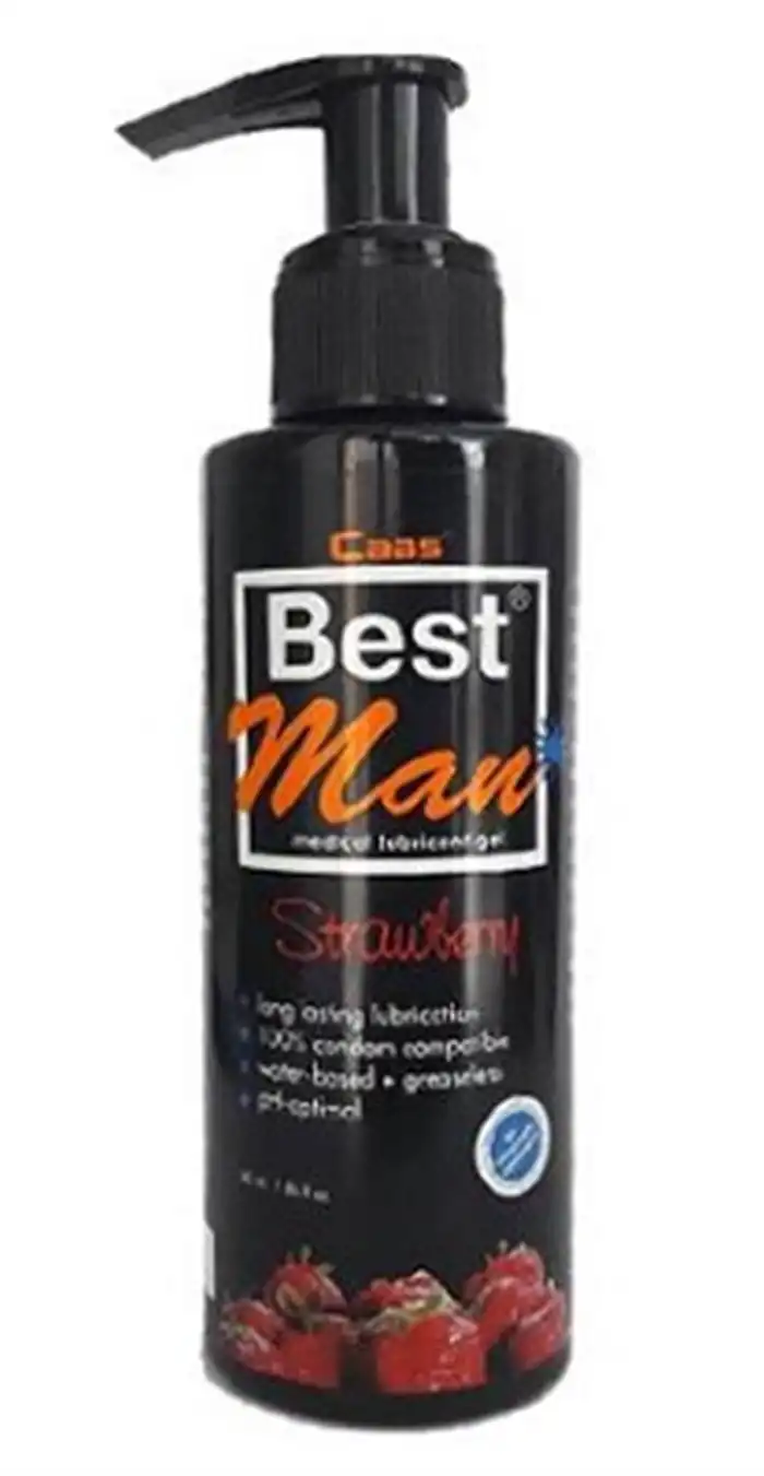 Cabs Best Man Su Bazlı Çilek Aromalı Kayganlaştırıcı Jel 150 ml - vomentrend.com