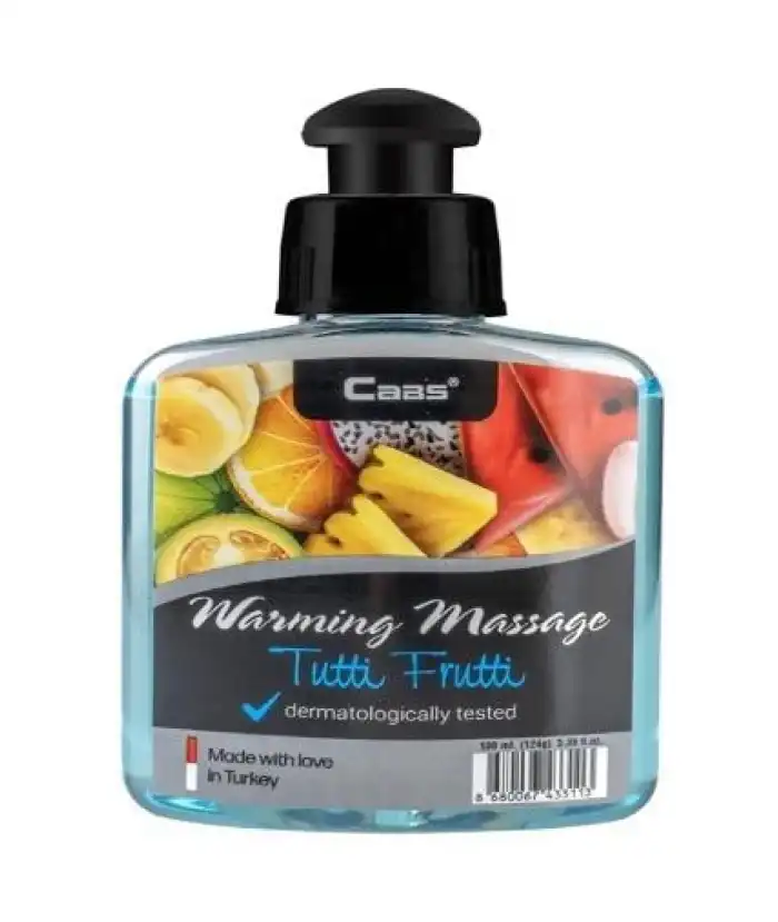 Cabs Warming Masaj Yağı 100 ml - Tutti Frutti Aromalı - vomentrend.com