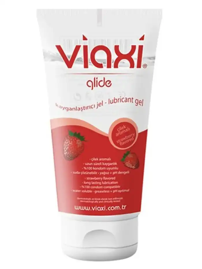 Viaxi Çilekli Kayganlaştırıcı 100 ml - vomentrend.com