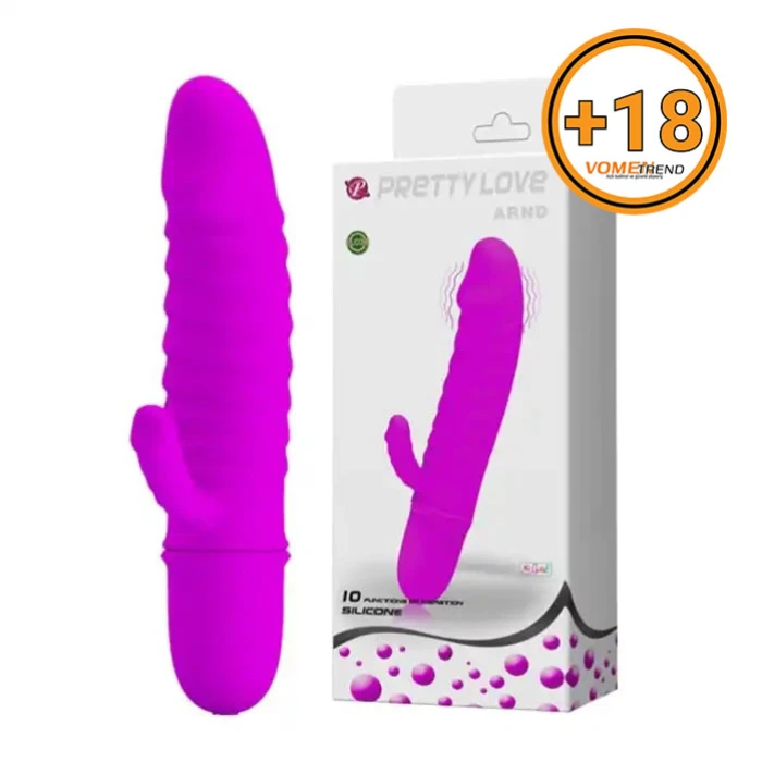 10 Fonksiyonlu Teknolojik Klitoris Uyarıcılı Dildo Vibratör - Arnd - vomentrend.com