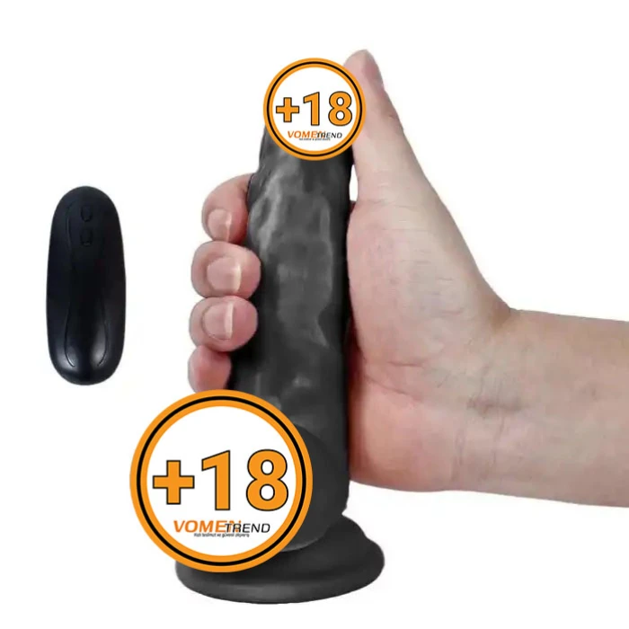 17 cm Titreşimli Gerçekçi Silikon Vantuzlu Zenci Penis - vomentrend.com