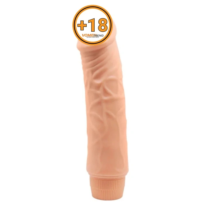 19,5 cm Güçlü Titreşimli Realistik Vibratör Gerçekci Penis Dildo - vomentrend.com