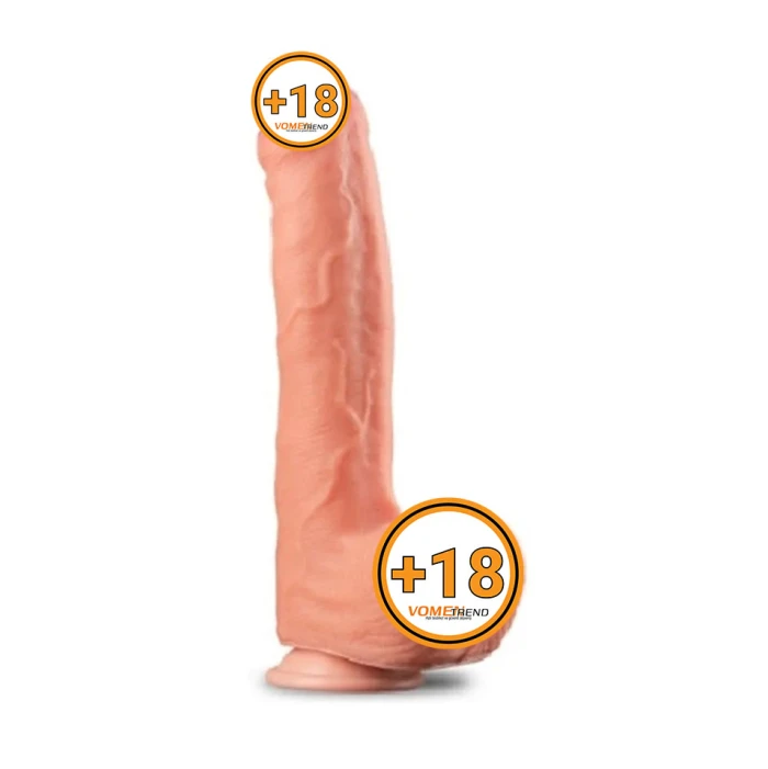 28 cm Yeni Nesil Çift Katmanlı Realistik Dildo Penis - vomentrend.com