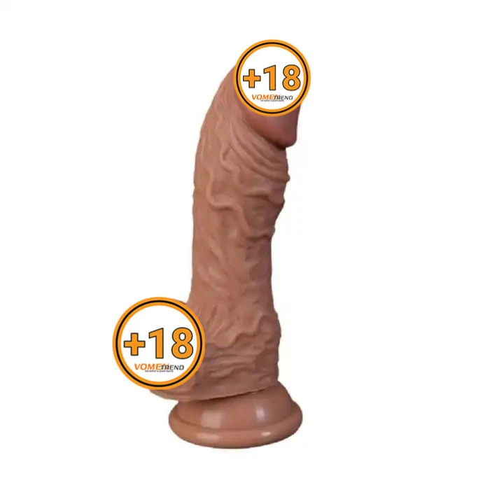 17 cm Damarlı Realistik Vantuzlu Dildo Penis - vomentrend.com