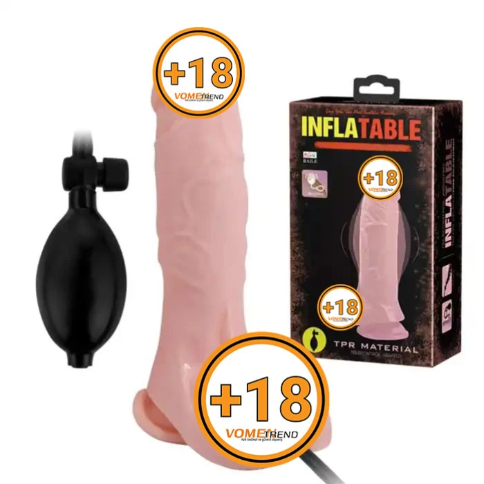 18 cm Pompalı Büyüyen Realistik Anal Vajinal Dildo Penis - vomentrend.com