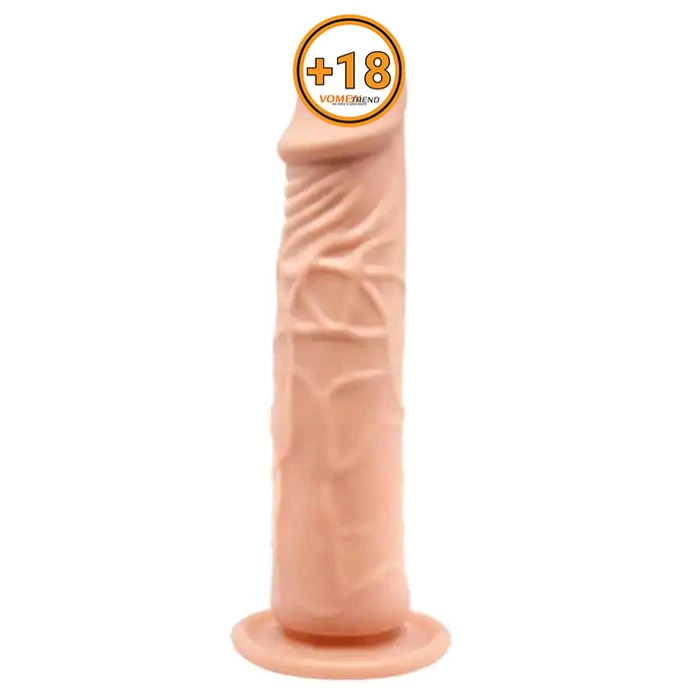 20 cm Realistik Vantuzlu Testissiz Dildo Penis - vomentrend.com