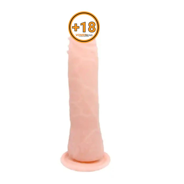 20 cm Vantuzlu Kıkırdaklı Testissiz Realistik Anal Dildo Penis - vomentrend.com