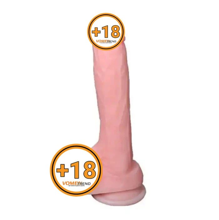 20,5 cm Realistik Gerçek Ten Dokusunda Dildo Penis - vomentrend.com