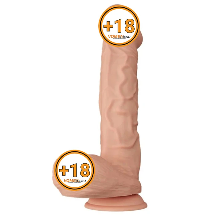 26 cm Gerçekçi Damarlı Kalın Dildo Penis - vomentrend.com