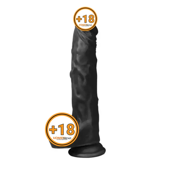 21 cm Gerçekçi Silikon Vantuzlu Zenci Penis - vomentrend.com