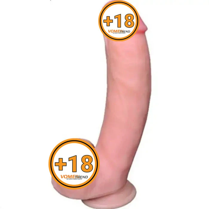 21 cm Realistik Eğimli Dildo Penis - vomentrend.com