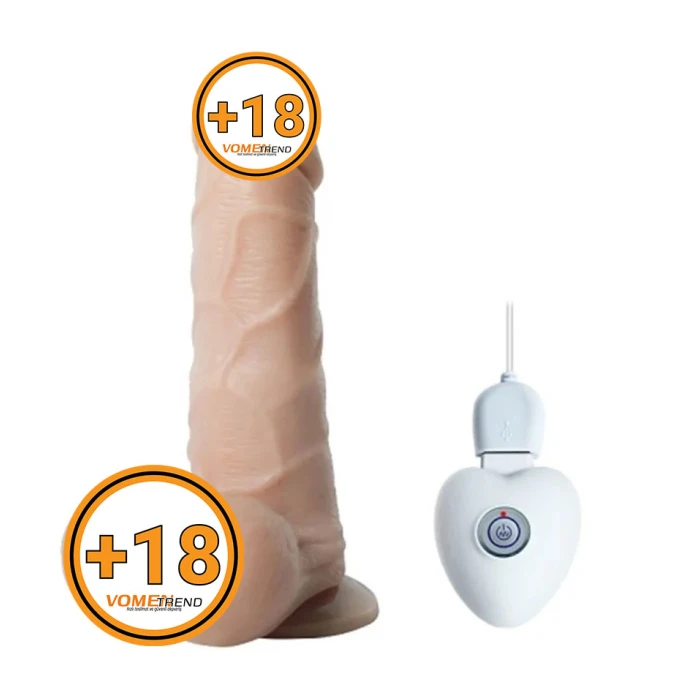 14,5 cm 10 Titreşimli Oynar Başlı USB Şarjlı Vibratör Penis - vomentrend.com