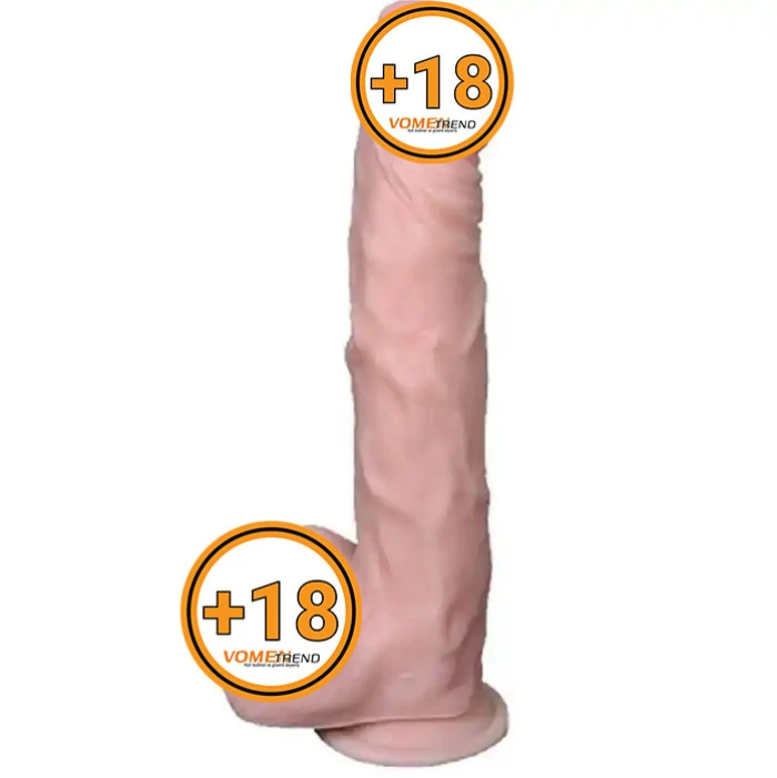 22,5 cm Realistik Damarlı Dildo Penis - vomentrend.com