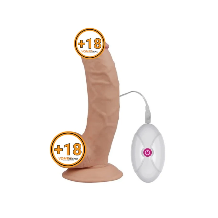 20 cm Yeni Nesil Titreşimli Realistik Vibratör Dildo - vomentrend.com