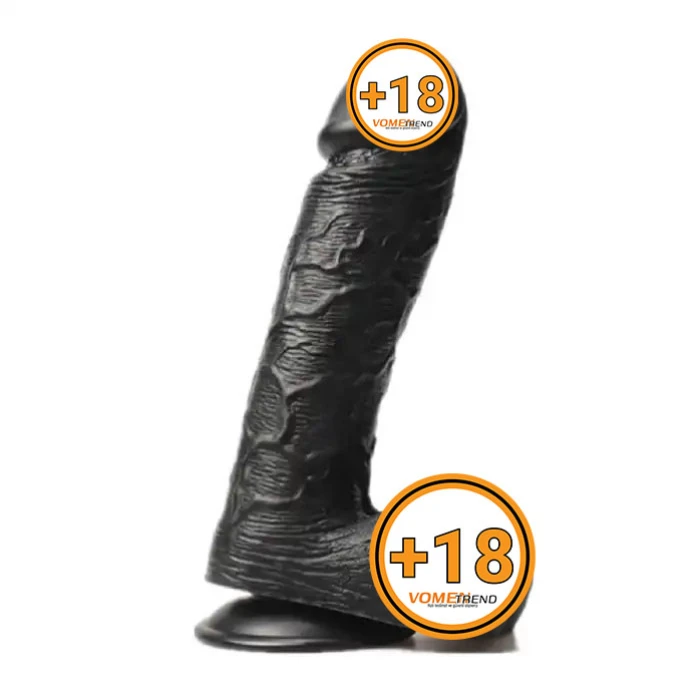 24 cm Dev Boy Kalın Realistik Vantuzlu Zenci Dildo Penis - vomentrend.com