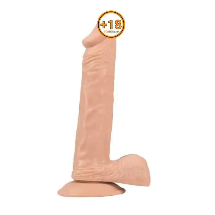 24 cm Vantuzlu Realistik Penis Anal Vajinal Dildo - vomentrend.com