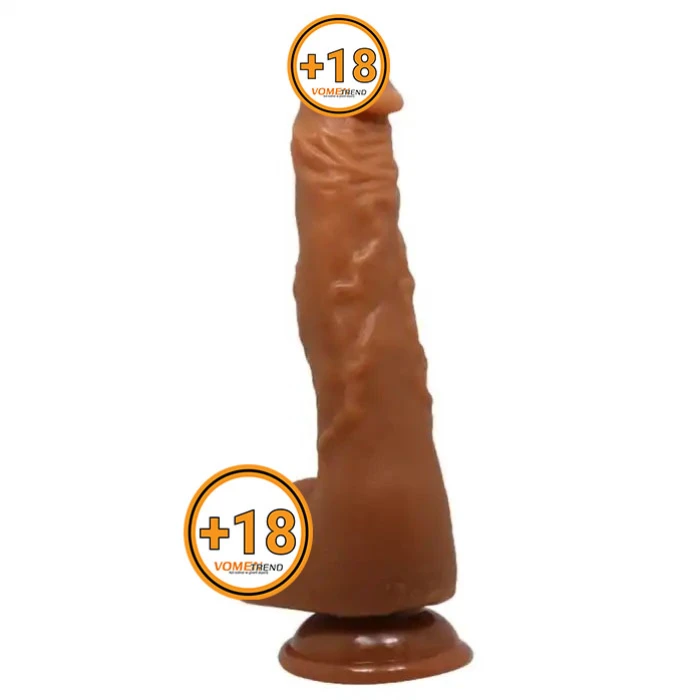 25,2 cm Realistik Vantuzlu Melez Dildo Penis - vomentrend.com