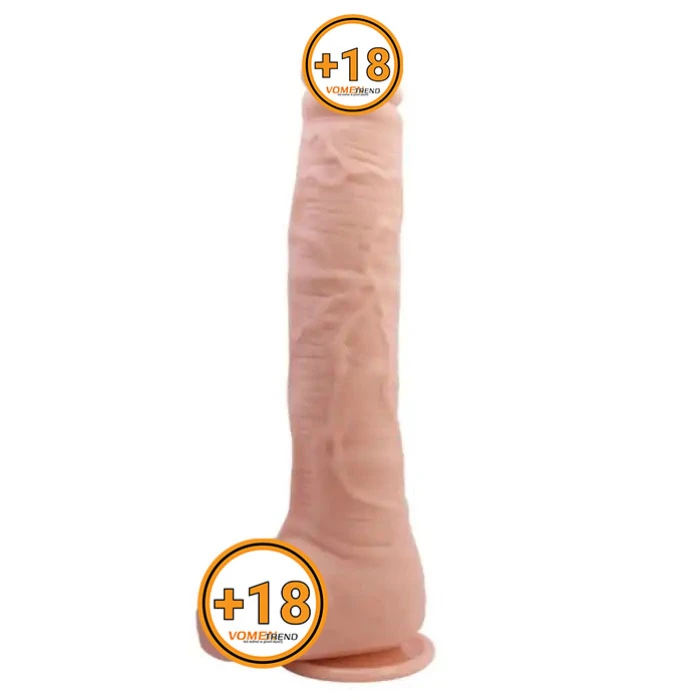 27 cm Büyük Boy Realistik Vantuzlu Dildo Penis - vomentrend.com