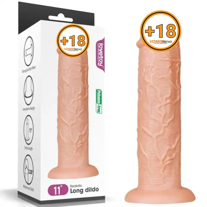 28 cm Gerçekçi Testissiz Kalın Dildo Penis - vomentrend.com