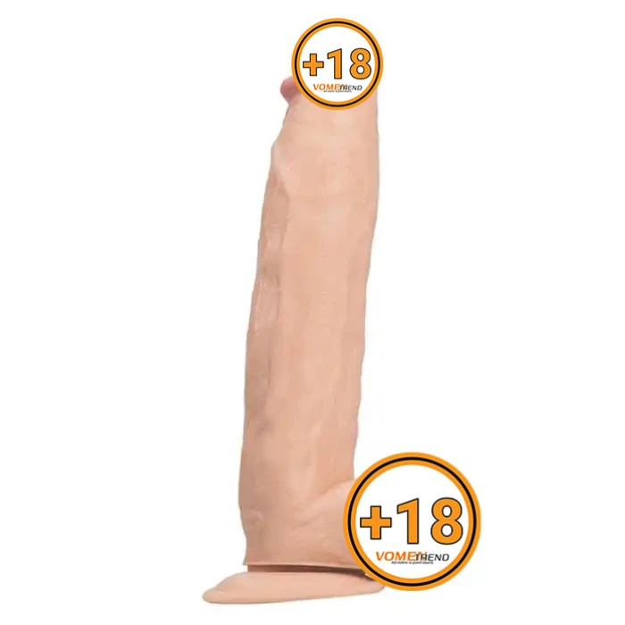 31 cm Vantuzlu Kalın Realistik Penis Anal Vajinal Dildo - vomentrend.com