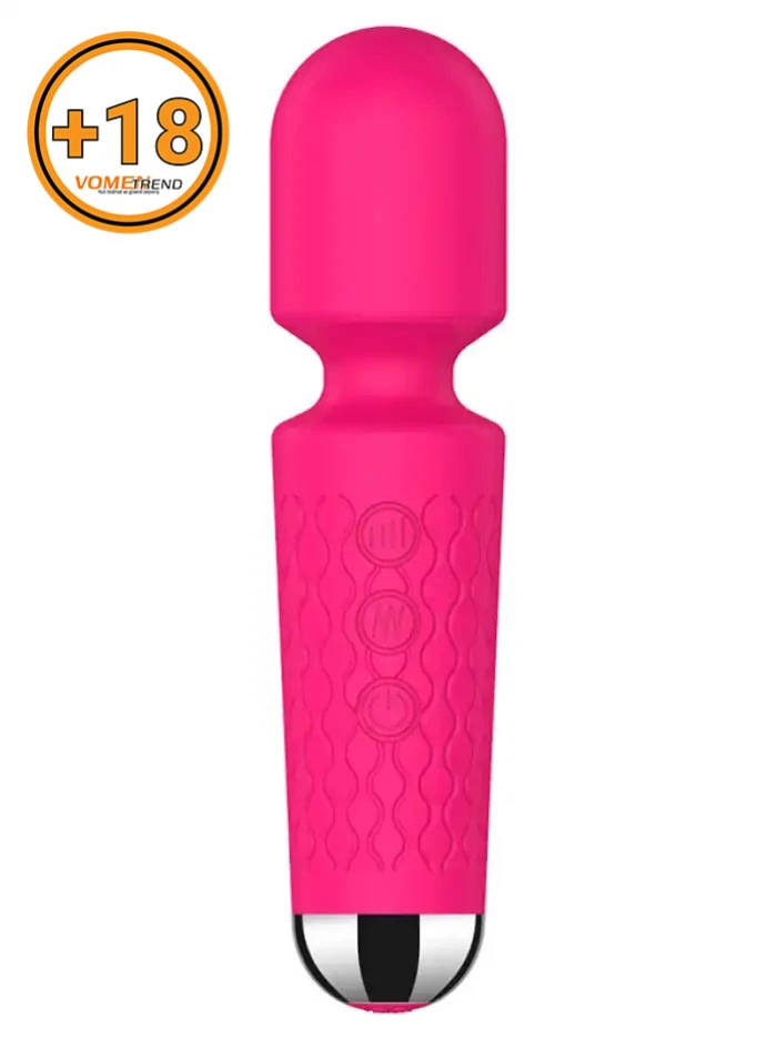 15 cm Şarjlı Wand Vibratör Pembe - vomentrend.com