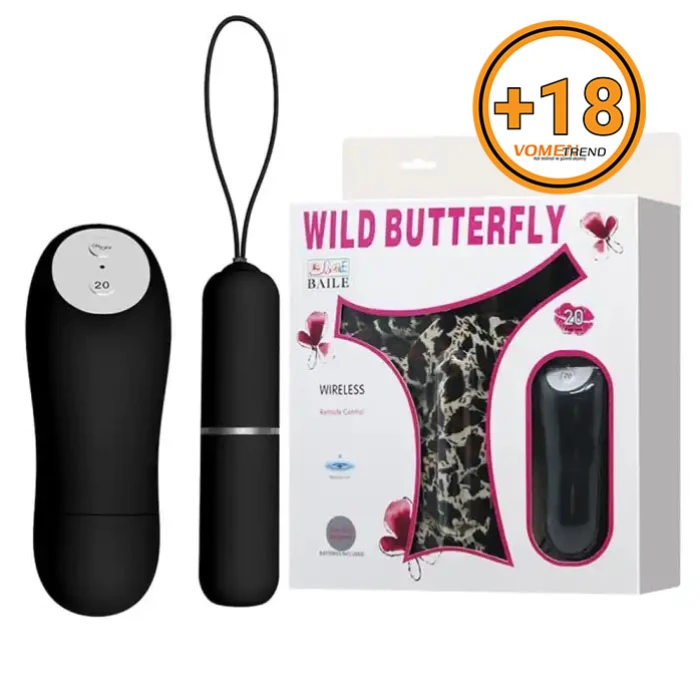 Çamaşır İçi Uzaktan Kumandalı Vibratör - Wild Butterfly - vomentrend.com