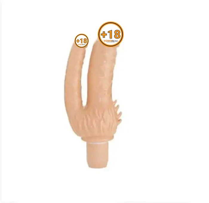 Çatal Vibratör Vajinal Anal Realistik Dildo - vomentrend.com