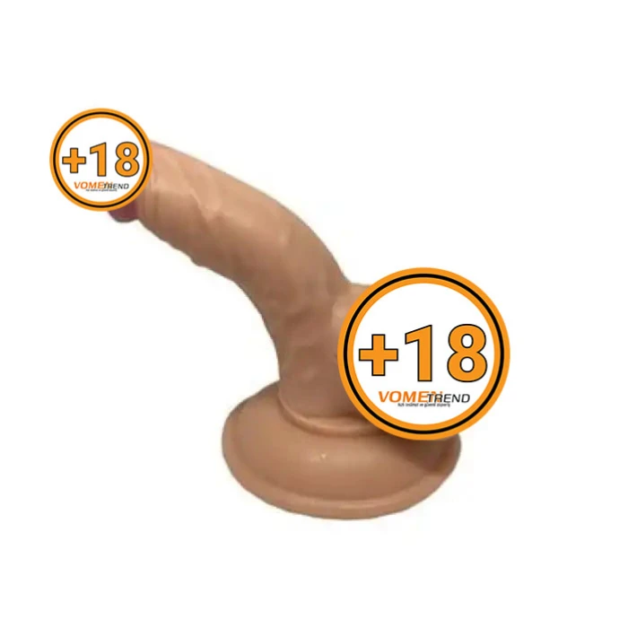 13 cm Vantuzlu Realistik Penis Anal Vajinal Dildo - vomentrend.com