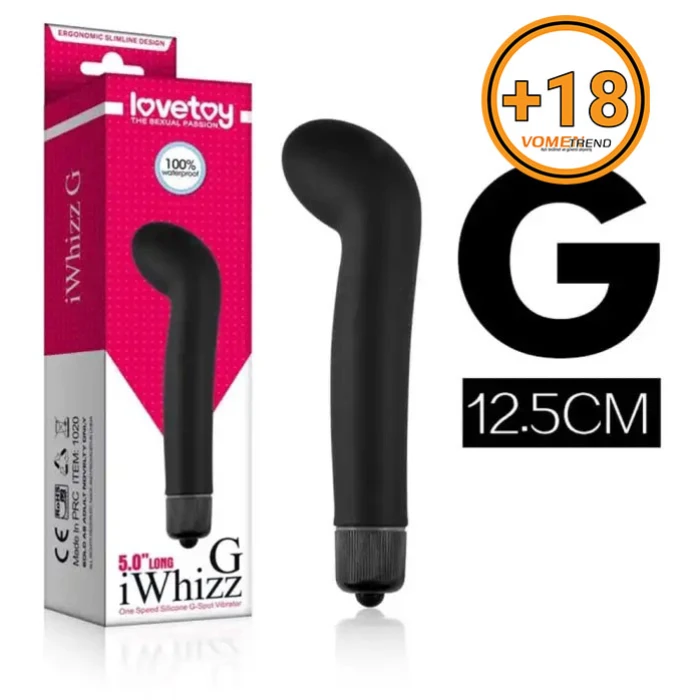 G-Spot Uyarıcılı Titreşimli Vibratör Dildo 12,5 cm - vomentrend.com