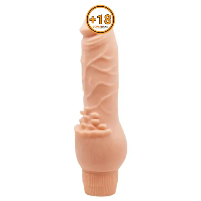 19,5 cm Güçlü Titreşimli Realistik Vibratör Gerçekci Penis Dildo - vomentrend.com