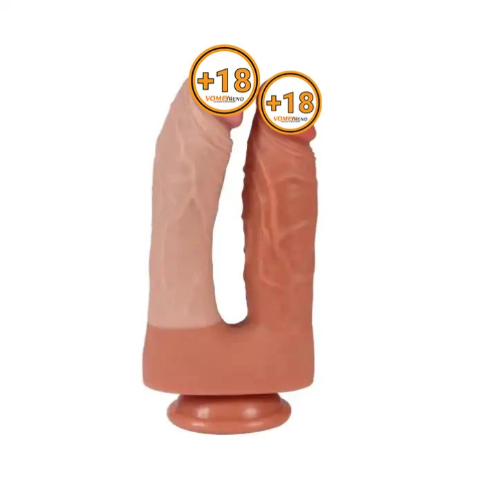 İki Uçlu Vantuzlu Yeni Nesil Realistik Çatal Dildo Penis - vomentrend.com