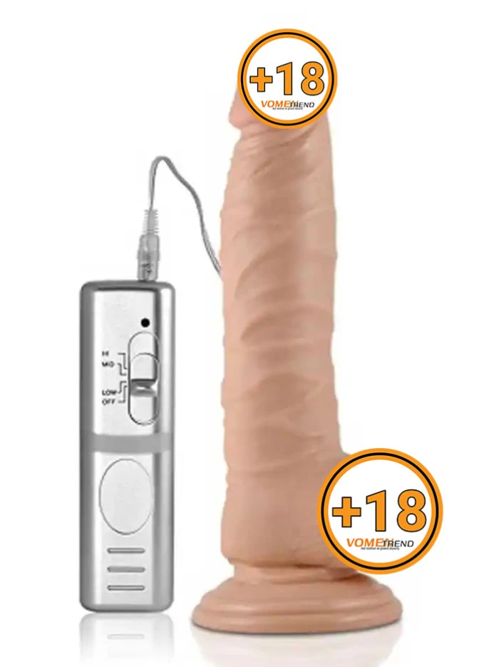 22 cm Kumandalı Titreşimli Dildo Penis Vibratör - vomentrend.com