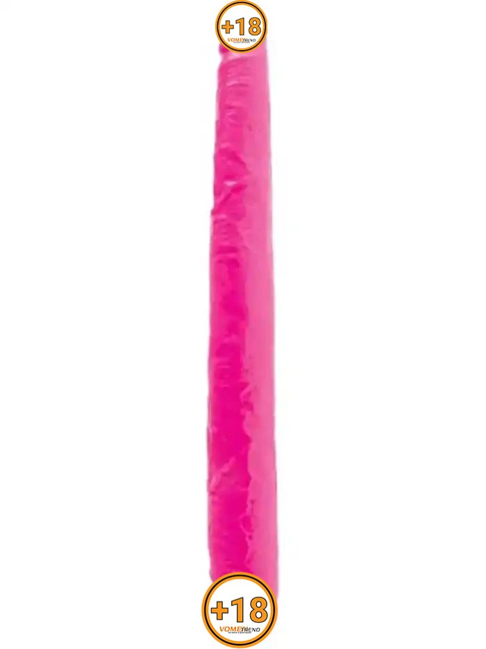 43 cm Pembe Çift Başlı Dildo Penis - vomentrend.com