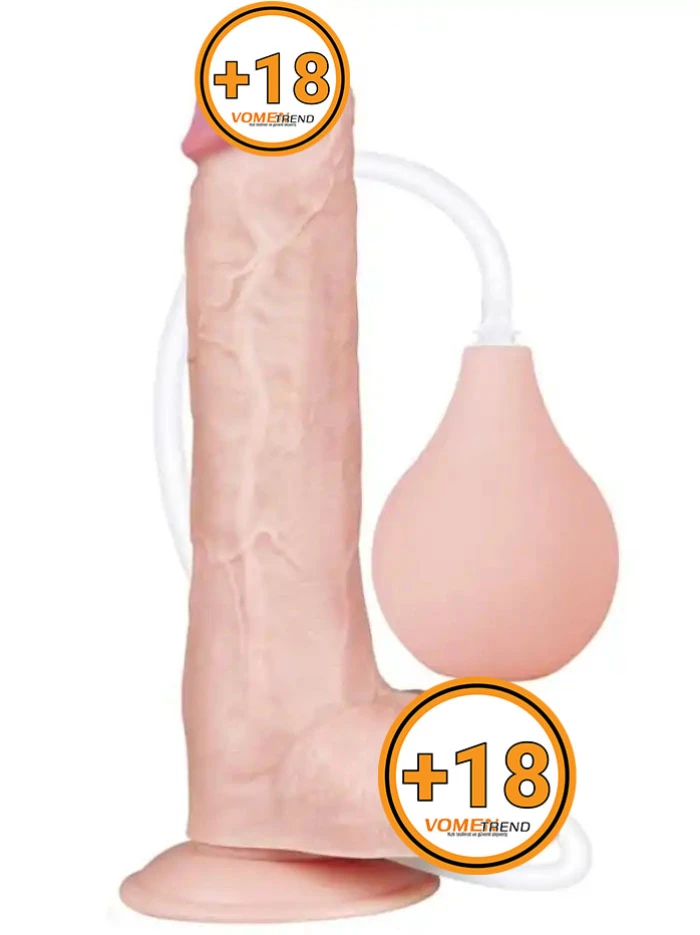 25 cm Fışkırtmalı Gerçekçi Dildo Penis - vomentrend.com