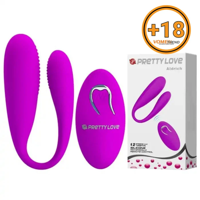 Pretty Love USB Şarjlı 12 Titreşimli Uzaktan Kumandalı Vibratör - vomentrend.com