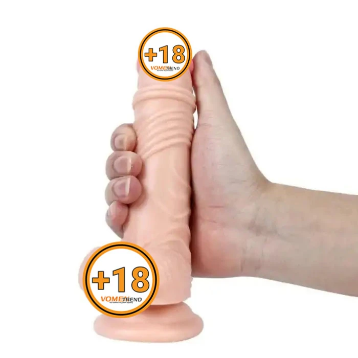 19 cm Gerçekçi Titreşimli Dildo Vibratör Penis - vomentrend.com