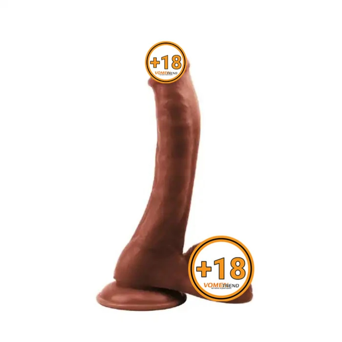 24 cm Realistik Vantuzlu Melez Dildo Penis - vomentrend.com