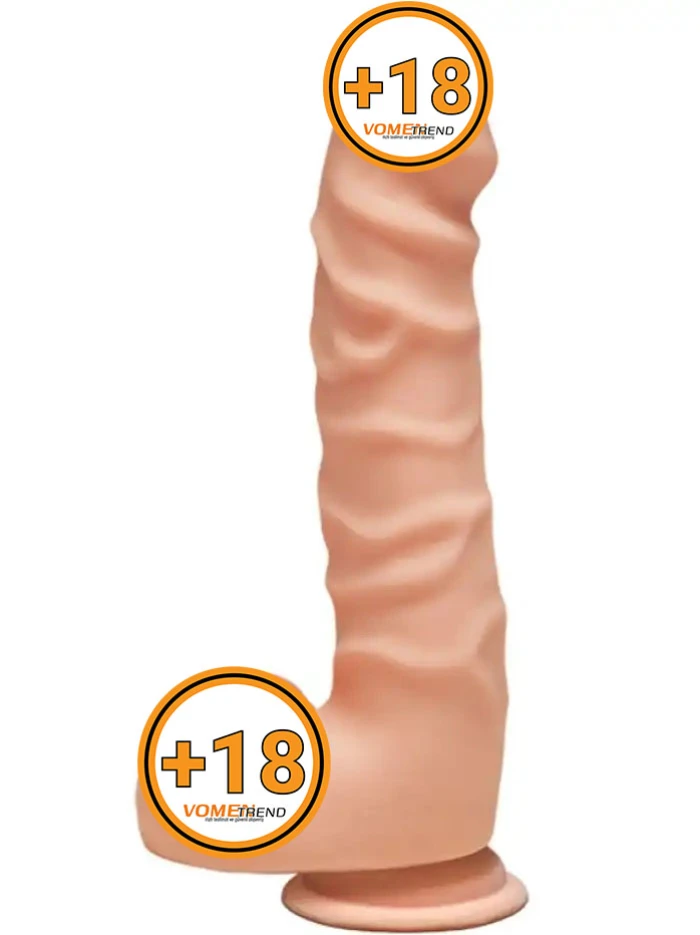 19 cm The D Gerçekçi Testisli Vantuzlu Dildo - vomentrend.com