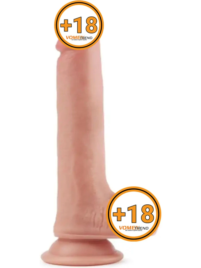 20.5 cm Çift Katmanlı Ten Dokusunda Realistik Dildo Penis - vomentrend.com